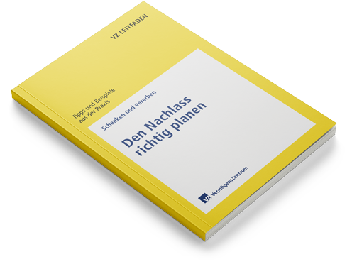 Cover des Buches Nachlass richtig planen vom VZ VermögensZentrum