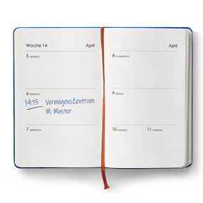 Kalender für Terminvereinbarung