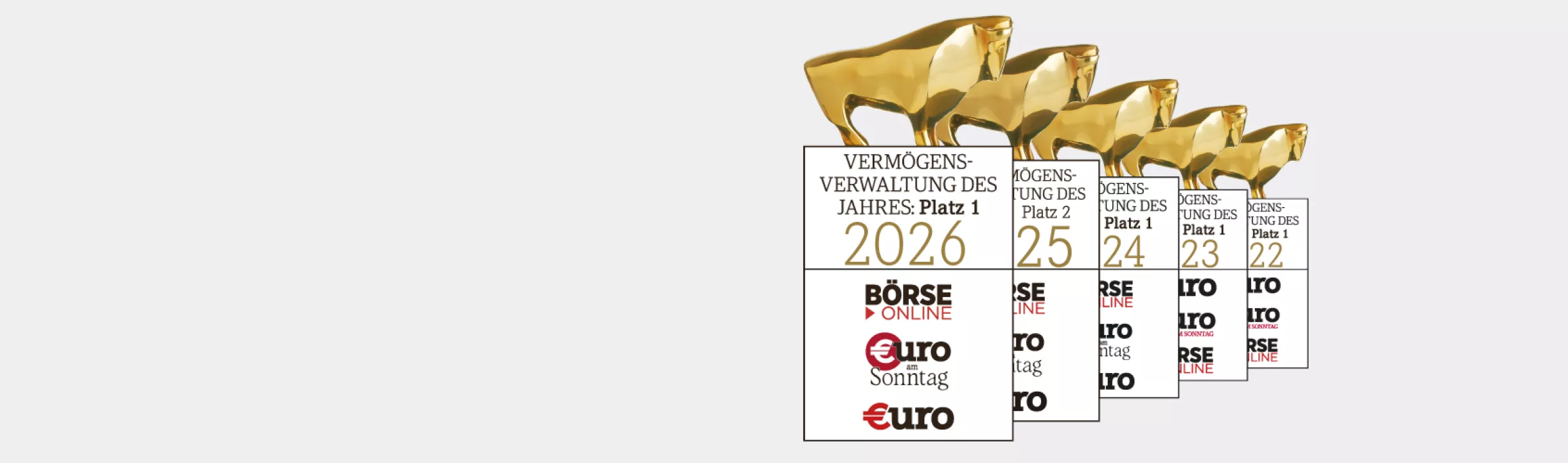 Auszeichnung Bulle des VZ VermögensZentrums